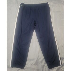 Lacoste Sport Pants Mens 4XL Joggers Ankle Zip Track Pant Performance Sweatpants